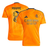 Men's Real Madrid MBAPPÉ #9 Away Soccer Jersey 2024/25 - Bear Champ Font